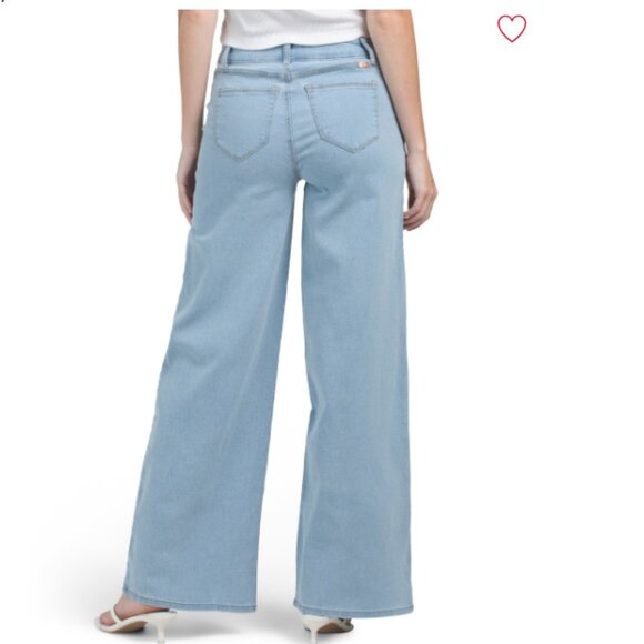 NEW 1822 DENIM High Rise Wide Leg Jeans for women light wash 7252j1 - Picture 2 of 4